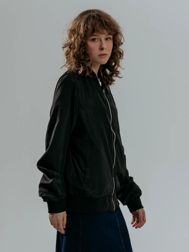 Бомбер Wigton, черный Бомбер Wigton, черный