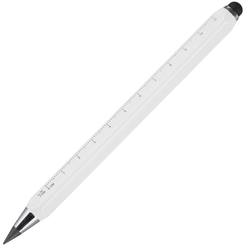 Вечный карандаш Quarta со стилусом и уровнем, белый Вечный карандаш Quarta со стилусом и уровнем, белый