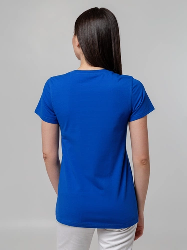 Футболка женская T-bolka Stretch Lady, ярко-синяя (royal) Футболка женская T-bolka Stretch Lady, ярко-синяя (royal)