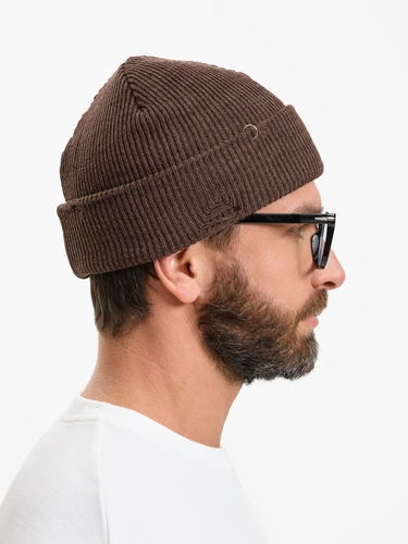 Шапка Ribelle, коричневый меланж Шапка Ribelle, коричневый меланж