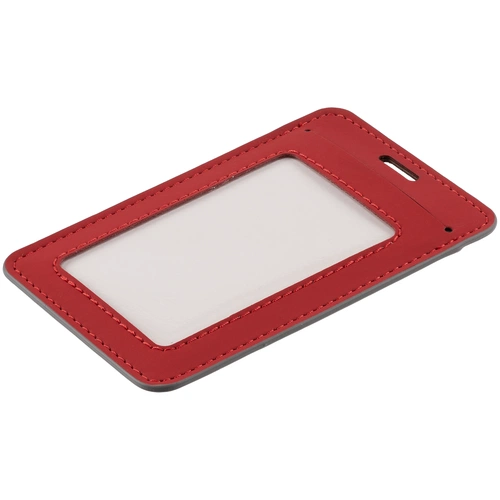 Чехол для пропуска Shall Simple, красный Чехол для пропуска Shall Simple, красный