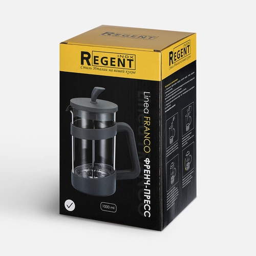 Френч-пресс Linea Franco, серый Френч-пресс Linea Franco, серый