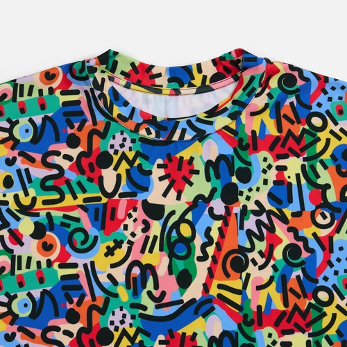 Футболка из бифлекса Morfiss с полной запечаткой на заказ Футболка из бифлекса Morfiss с полной запечаткой на заказ