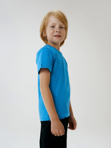 Футболка детская T-Bolka Kids, бирюзовая Футболка детская T-Bolka Kids, бирюзовая