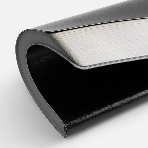 Ежедневник Doppio, недатированный, черный с серым Ежедневник Doppio, недатированный, черный с серым