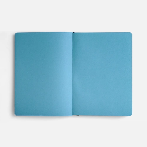 Ежедневник Doppio, недатированный, синий с голубым Ежедневник Doppio, недатированный, синий с голубым