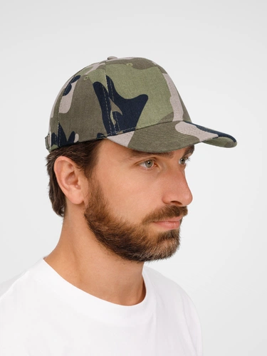 Бейсболка Buffalo, зеленый камуфляж Бейсболка Buffalo, зеленый камуфляж