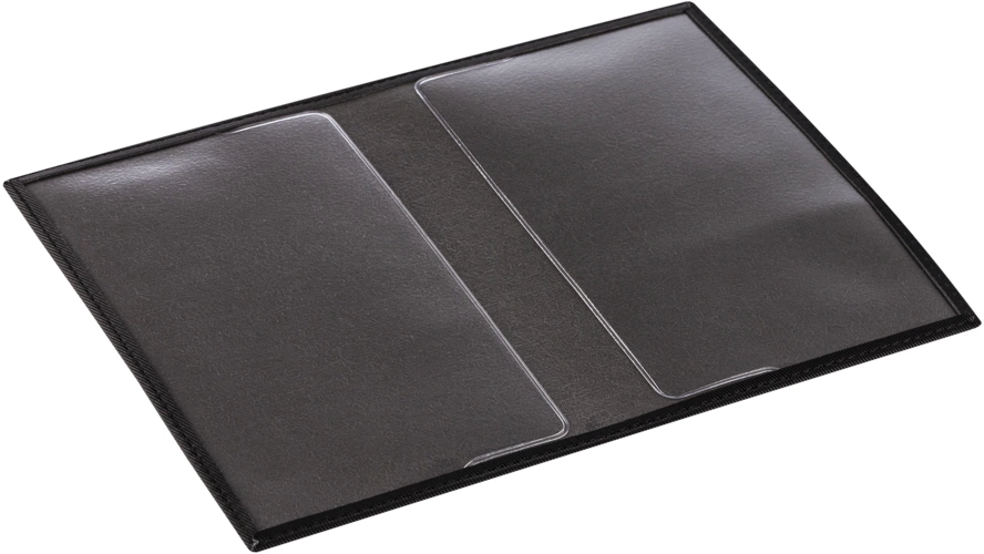 Обложка для паспорта Twill, черная Обложка для паспорта Twill, черная