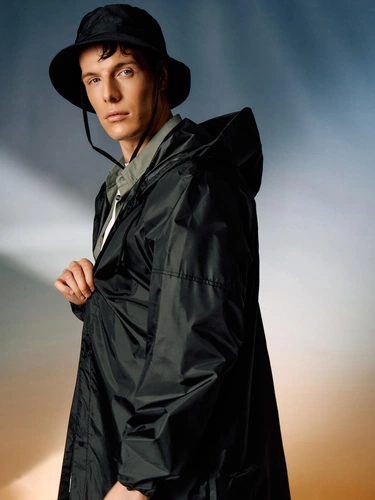 Дождевик унисекс Rainman, черный Дождевик унисекс Rainman, черный