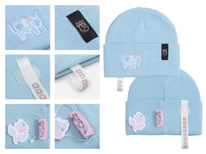 Сет Urban Flow, бело-голубой с нанесением и кастомизацией Сет Urban Flow, бело-голубой с нанесением и кастомизацией