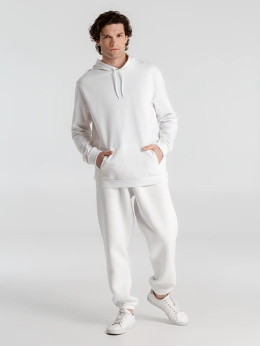 Толстовка с капюшоном унисекс Hoodie, белая Толстовка с капюшоном унисекс Hoodie, белая