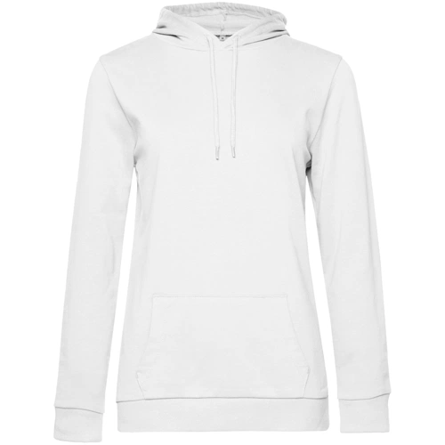 Толстовка с капюшоном женская Hoodie, белая Толстовка с капюшоном женская Hoodie, белая