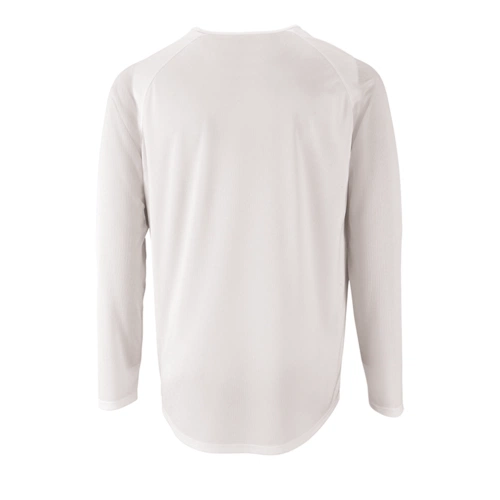 Футболка с длинным рукавом Sporty LSL Men, белая Футболка с длинным рукавом Sporty LSL Men, белая
