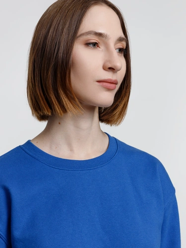 Свитшот унисекс Columbia, ярко-синий Свитшот унисекс Columbia, ярко-синий