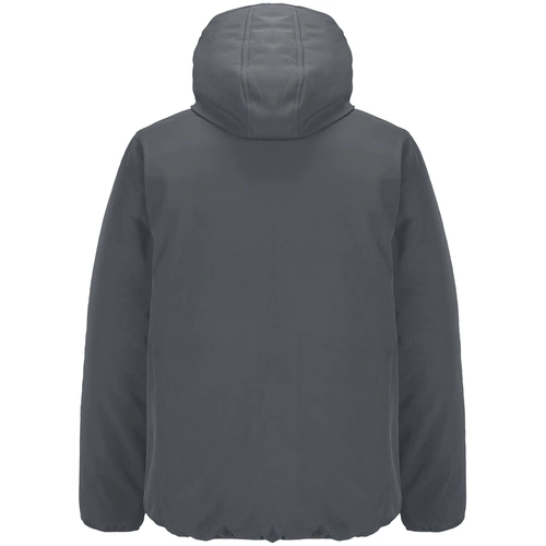 Куртка софтшелл с капюшоном мужская Falcon Men, темно-серая Куртка софтшелл с капюшоном мужская Falcon Men, темно-серая