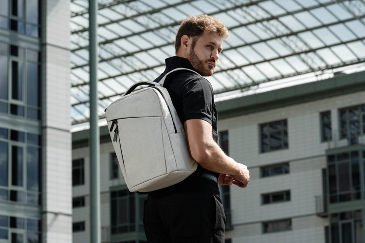 Рюкзак для ноутбука Onefold, светло-серый Рюкзак для ноутбука Onefold, светло-серый