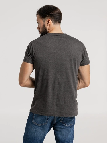 Футболка унисекс Firm Wear, черный меланж Футболка унисекс Firm Wear, черный меланж