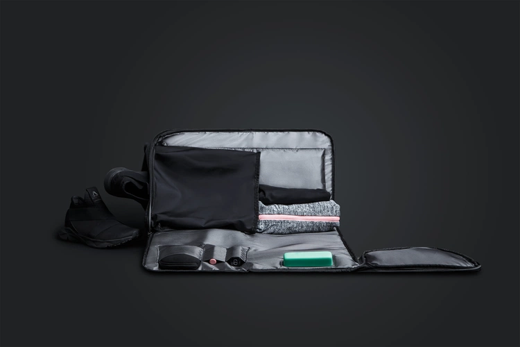 Спортивная сумка FlexPack Gym, темно-серая Спортивная сумка FlexPack Gym, темно-серая