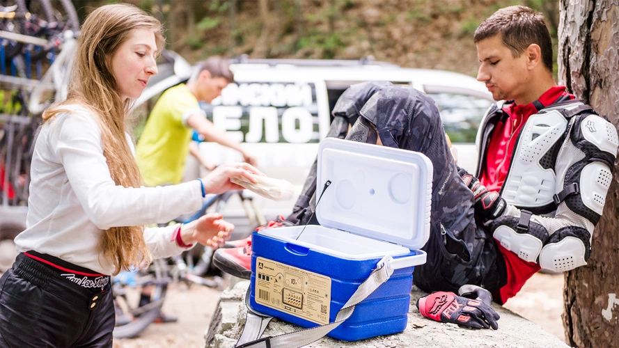 Термоконтейнер «Арктика», M, синий Термоконтейнер «Арктика», M, синий