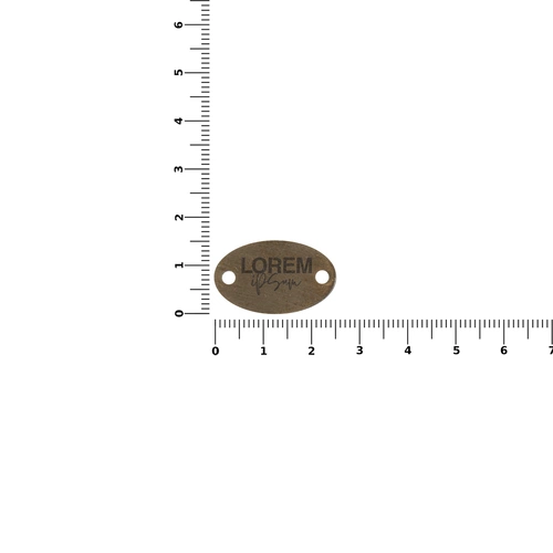 Шильдик металлический Alfa Oval, бронзовый Шильдик металлический Alfa Oval, бронзовый