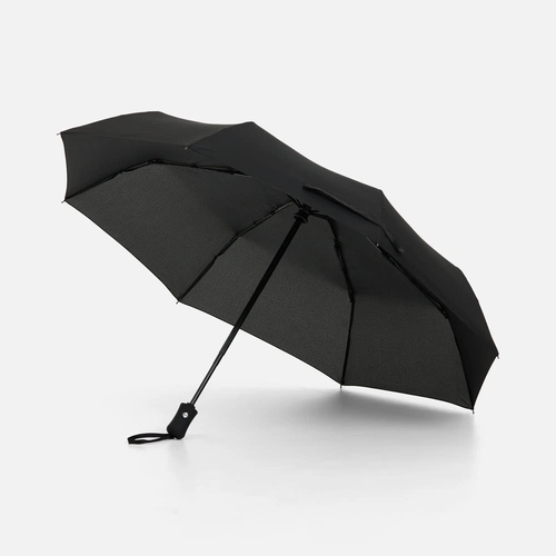 Зонт складной Monsoon, черный Зонт складной Monsoon, черный