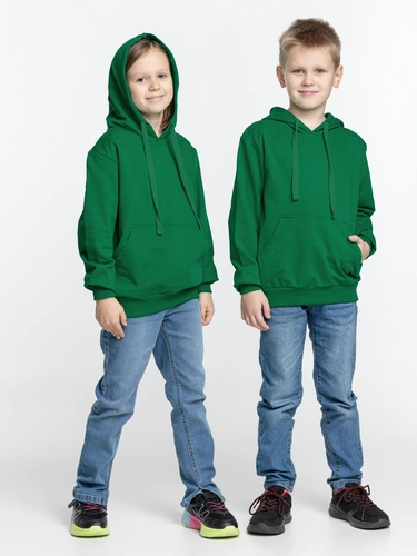 Худи детское Kirenga Kids 2.0, зеленое Худи детское Kirenga Kids 2.0, зеленое