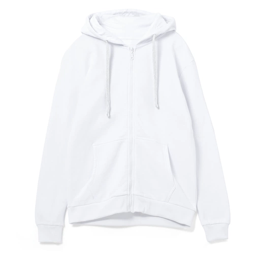 Толстовка на молнии с капюшоном Siverga 2.0, белая Толстовка на молнии с капюшоном Siverga 2.0, белая