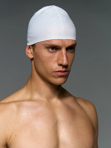 Шапочка для плавания Aquasana, белая Шапочка для плавания Aquasana, белая