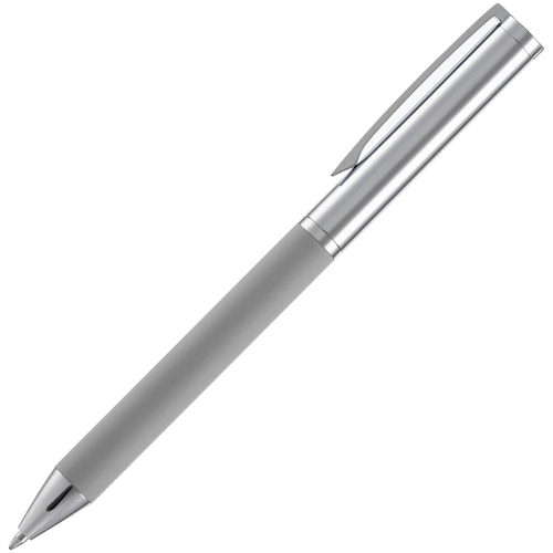 Ручка шариковая Eyeshot Soft Touch, серая Ручка шариковая Eyeshot Soft Touch, серая
