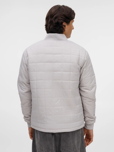 Куртка унисекс Warmbridge, светло-серая Куртка унисекс Warmbridge, светло-серая