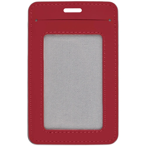 Чехол для пропуска Shall Simple, красный Чехол для пропуска Shall Simple, красный