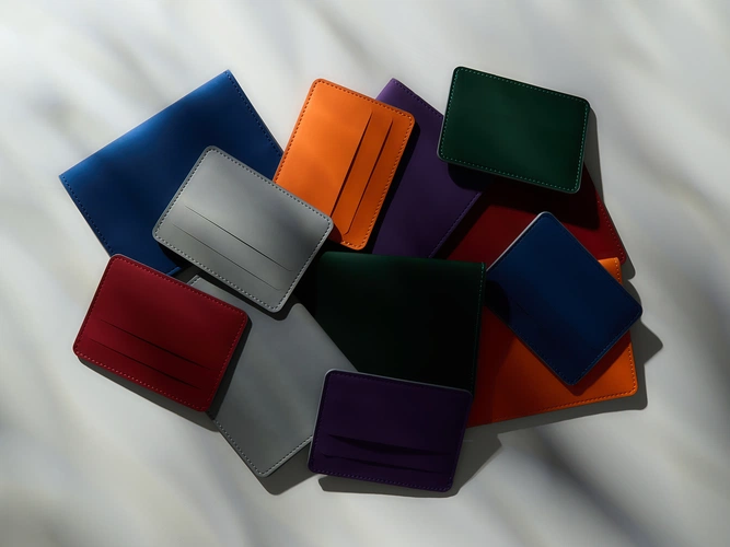 Чехол для карточек Shall Simple, серый Чехол для карточек Shall Simple, серый