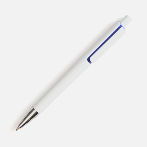 Ручка шариковая Dominanta, белая с темно-синим Ручка шариковая Dominanta, белая с темно-синим