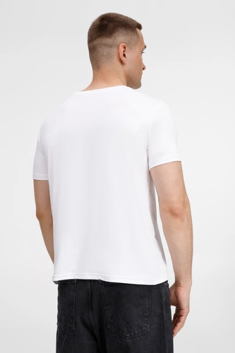 Футболка унисекс Senti, белая Футболка унисекс Senti, белая