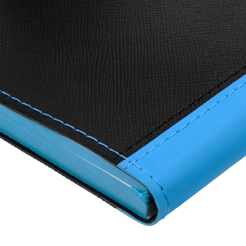 Ежедневник Nice Twice, недатированный, черный с голубым Ежедневник Nice Twice, недатированный, черный с голубым