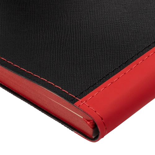 Ежедневник Nice Twice, недатированный, черный с красным Ежедневник Nice Twice, недатированный, черный с красным