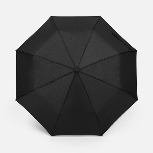 Зонт складной Smooth Move с плавным закрытием, черный Зонт складной Smooth Move с плавным закрытием, черный