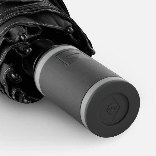 Зонт складной AOC Mini с цветными спицами, серый Зонт складной AOC Mini с цветными спицами, серый