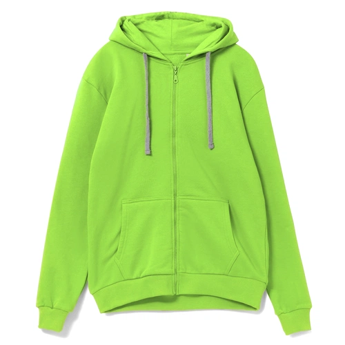 Толстовка на молнии с капюшоном Siverga Heavy, зеленое яблоко Толстовка на молнии с капюшоном Siverga Heavy, зеленое яблоко