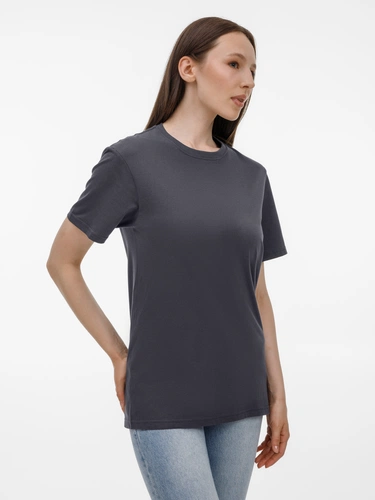 Футболка унисекс T-Bolka 180, темно-серая Футболка унисекс T-Bolka 180, темно-серая