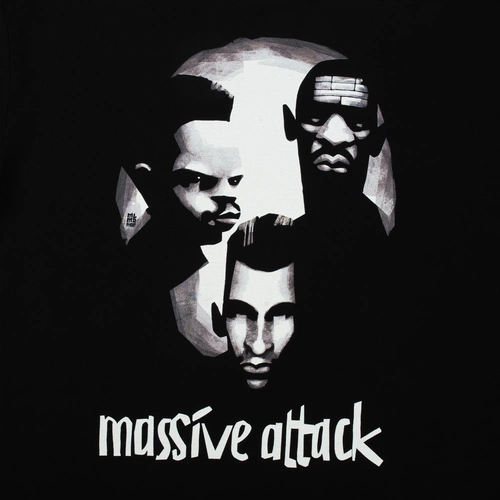 Футболка «Меламед. Massive Attack», черная Футболка «Меламед. Massive Attack», черная