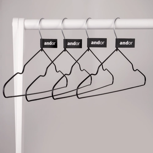 Вешалка Andor для одежды, черная Вешалка Andor для одежды, черная