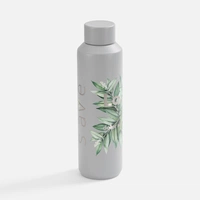 Термобутылка Tampa, серая с нанесением