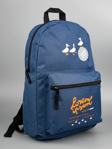 Рюкзак Base, темно-синий с нанесением и кастомизацией Рюкзак Base, темно-синий с нанесением и кастомизацией