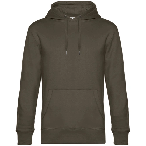 Толстовка с капюшоном унисекс King, хаки Толстовка с капюшоном унисекс King, хаки