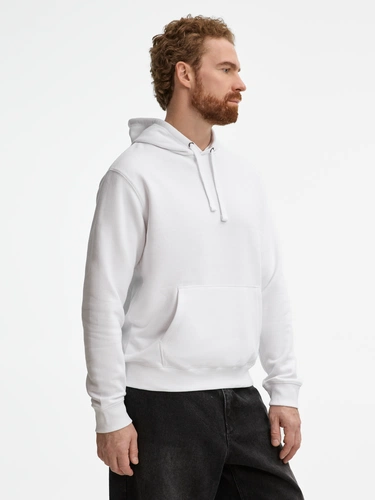 Толстовка унисекс Spencer, белая Толстовка унисекс Spencer, белая