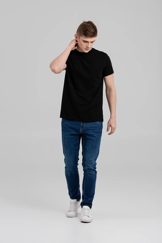 Футболка унисекс T-bolka 160 Original, черная Футболка унисекс T-bolka 160 Original, черная