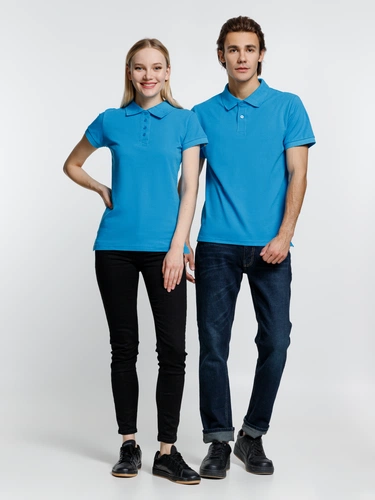 Рубашка поло женская Virma Premium Lady, бирюзовая Рубашка поло женская Virma Premium Lady, бирюзовая