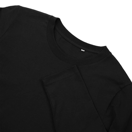 Футболка с длинным рукавом Lehta, черная Футболка с длинным рукавом Lehta, черная