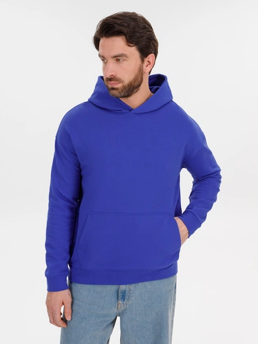 Худи оверсайз унисекс Outshine, ярко-синее Худи оверсайз унисекс Outshine, ярко-синее